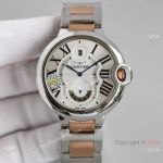 JH Factory Swiss Ballon Bleu Cartier 9120 Watch Two Tone Rose Gold 42mm